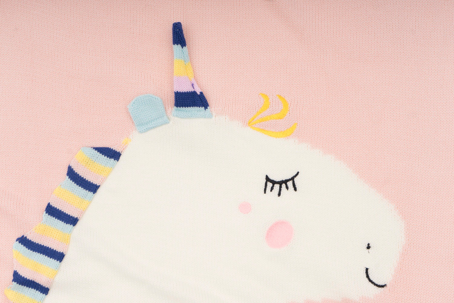 Manta de hito de bebé unicornio de wernnsai - 60 × 40 manta de